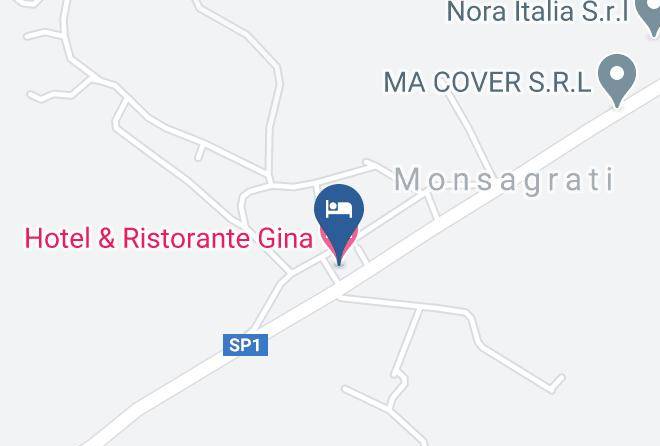 Lucca - Hotel & Ristorante Gina Maps