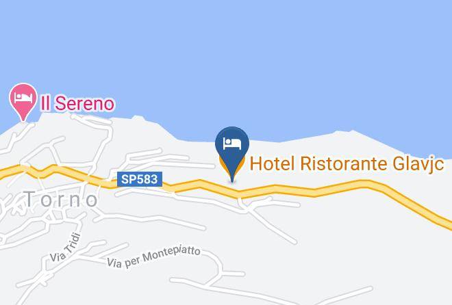 Como - Hotel Ristorante Glavjc Maps