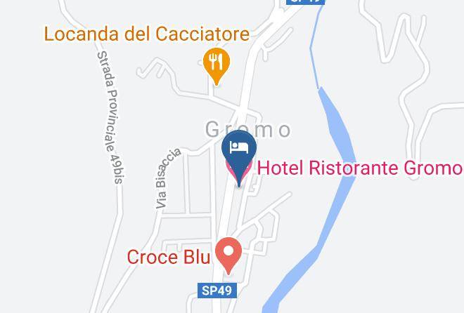 Bergamo - Hotel Ristorante Gromo Maps