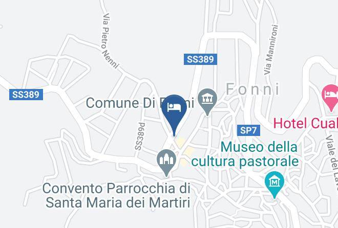 Nuoro - Hotel Ristorante Il Cinghialetto Maps