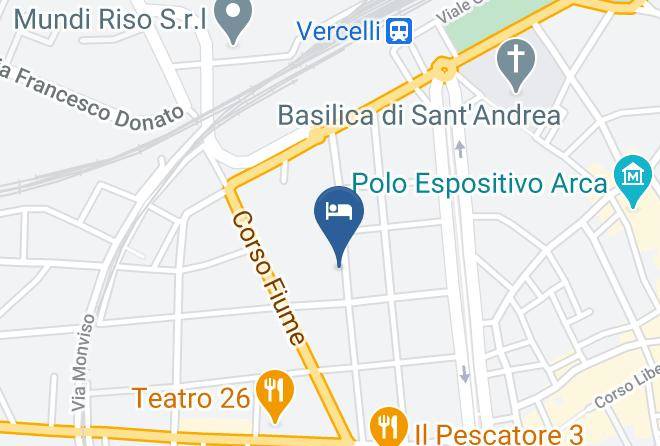 Vercelli - Hotel Ristorante Il Giardinetto Maps