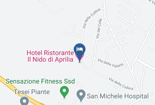 Latina - Hotel Ristorante Il Nido Di Aprilia Maps