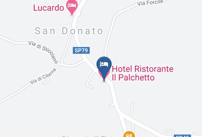 Florence - Hotel Ristorante Il Palchetto Maps
