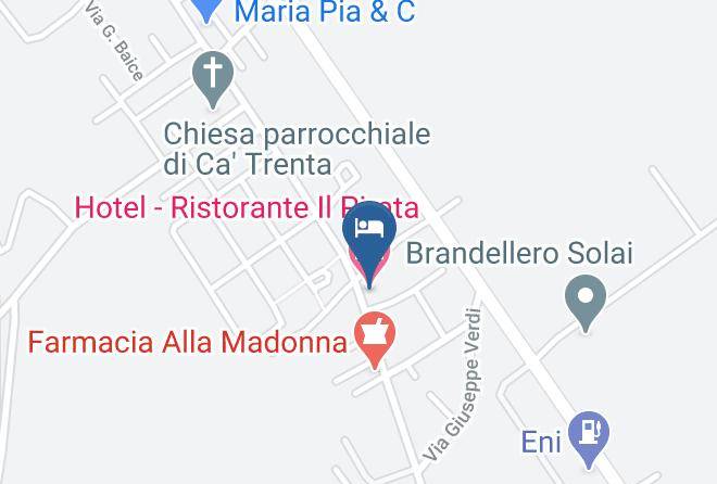 Vicenza - Hotel Ristorante Il Pirata Maps