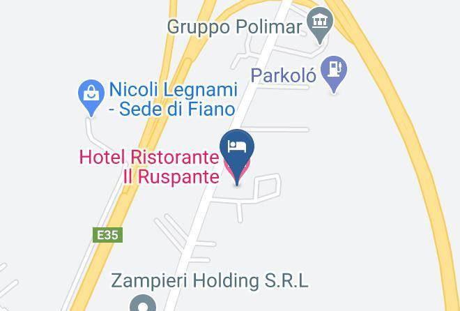 Rome - Hotel Ristorante Il Ruspante Maps