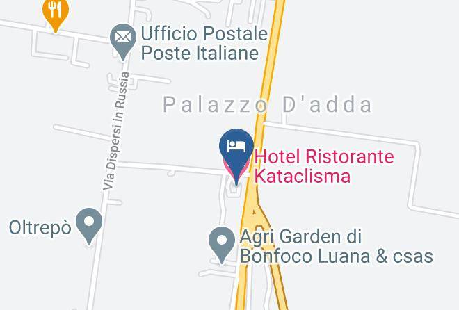 Pavia - Hotel Ristorante Kataclisma Maps