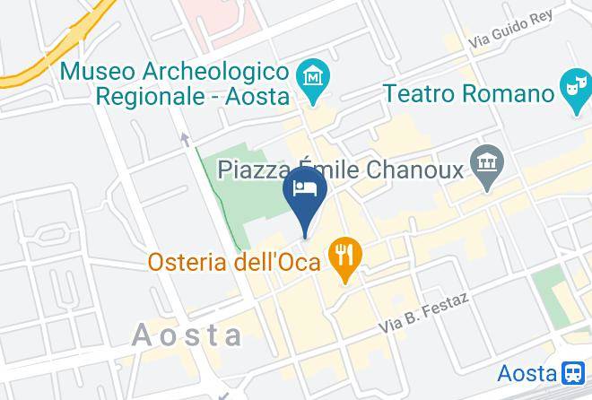 Hotel Ristorante La Belle Epoque Aosta Map