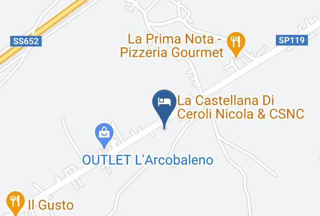 Chieti - Hotel Ristorante La Castellana Maps