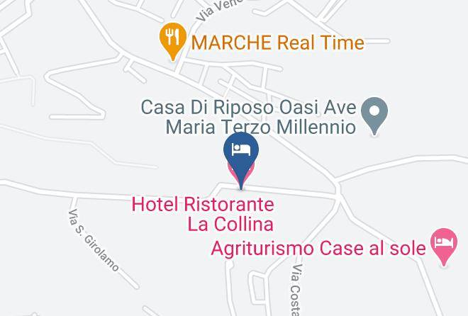 Ancona - Hotel Ristorante La Collina Maps