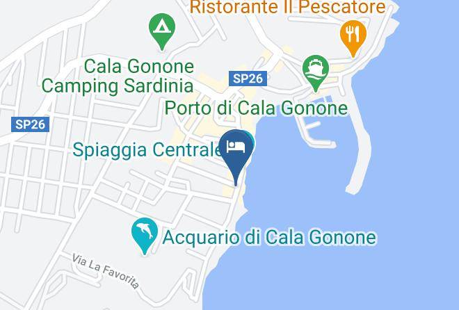 Nuoro - Hotel Ristorante La Conchiglia Maps