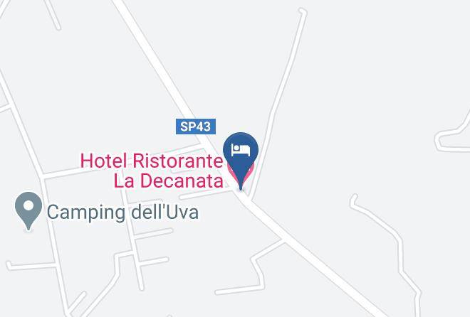 Crotone - Hotel Ristorante La Decanata Maps