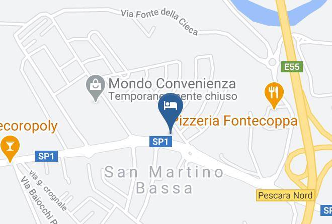 Pescara - Albergo Ristorante La Fonte Maps