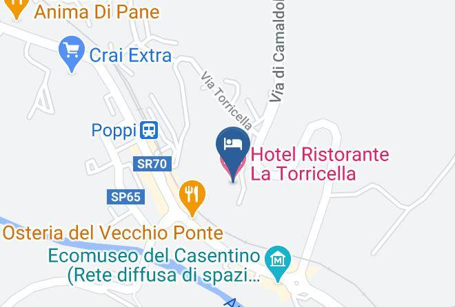 Arezzo - Hotel Ristorante La Torricella Maps