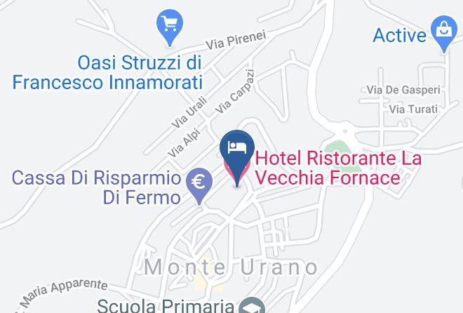 Fermo - Hotel Ristorante La Vecchia Fornace Maps