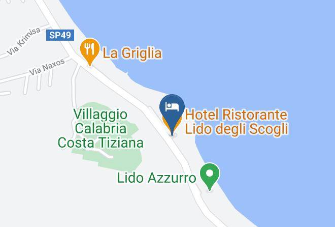 Crotone - Hotel Ristorante Lido Degli Scogli Maps