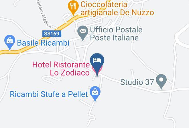 Potenza - Hotel Ristorante Lo Zodiaco Maps
