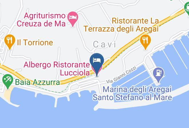 Imperia - Albergo Ristorante Lucciola Maps
