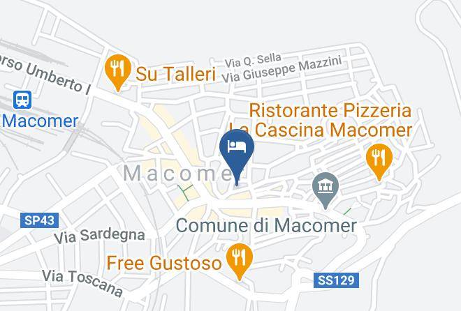 Nuoro - Hotel Ristorante Marghine Di Mura Luigi & C Snc Maps