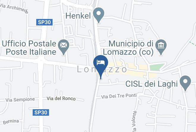 Como - Hotel Ristorante Marinoni Maps