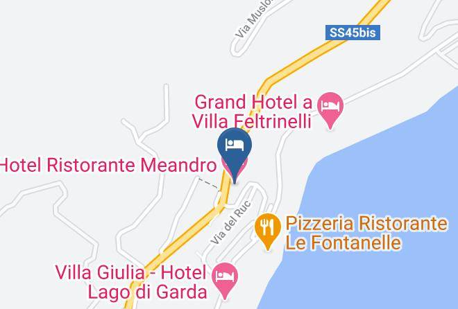 Brescia - Hotel Ristorante Meandro Maps