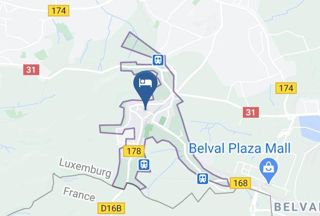Sanem - Hotel Restaurant Miazia Maps