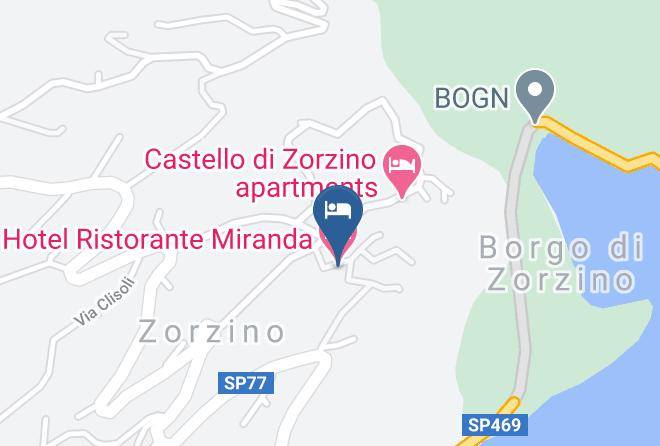 Bergamo - Hotel Ristorante Miranda Maps