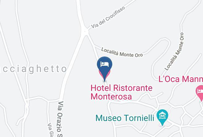 Novara - Hotel Ristorante Monterosa Maps