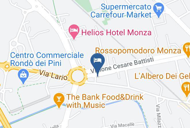 Monza E Brianza - Hotel Ristorante Mosca Maps