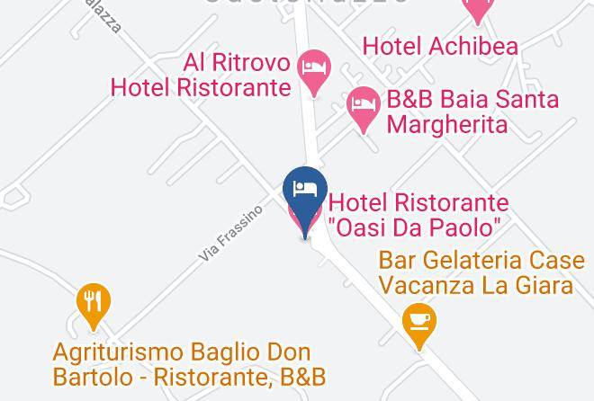 Trapani - Hotel Ristorante Oasi Da Paolo Maps