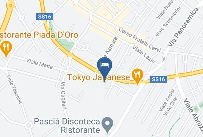 Rimini - Hotel Ristorante Ombra Maps