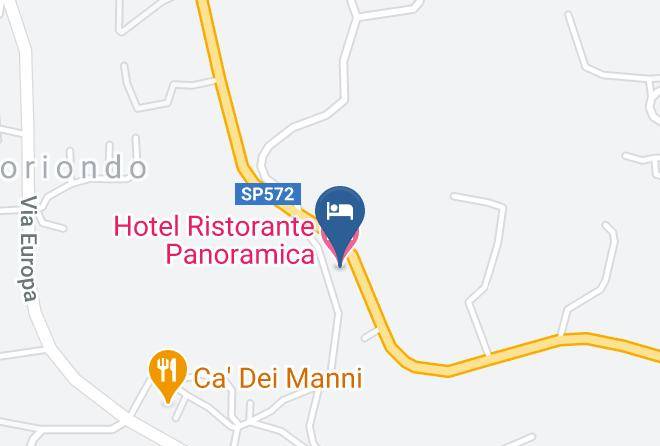 Brescia - Hotel Ristorante Panoramica Maps