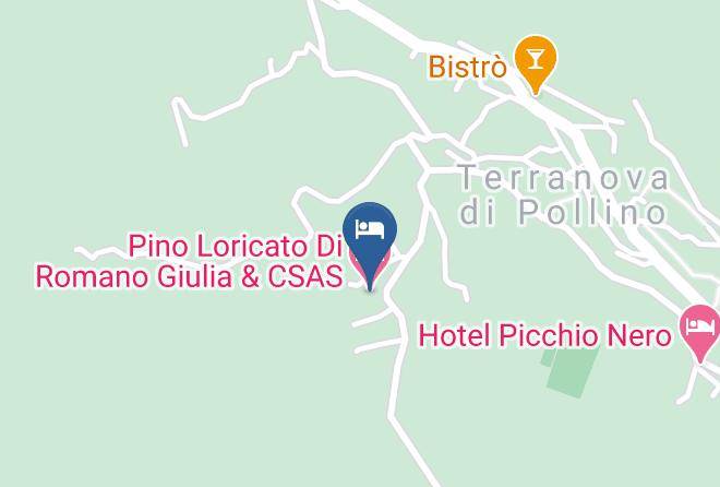 Potenza - Hotel Ristorante Pino Loricato Maps
