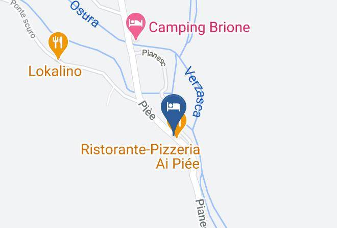 Locarno - Hotel Ristorante Pizzeria Ai Piee Maps