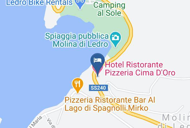 Hotel Ristorante Pizzeria Cima D'oro Map
