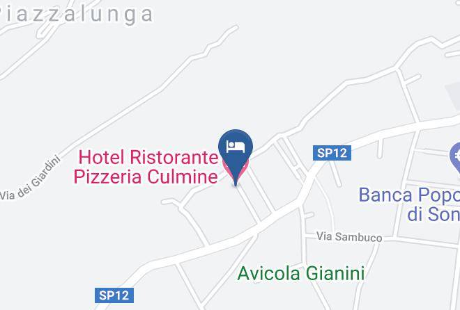 Sondrio - Hotel Ristorante Pizzeria Culmine Maps