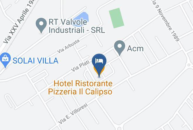 Milan - Hotel Ristorante Pizzeria Il Calipso Maps