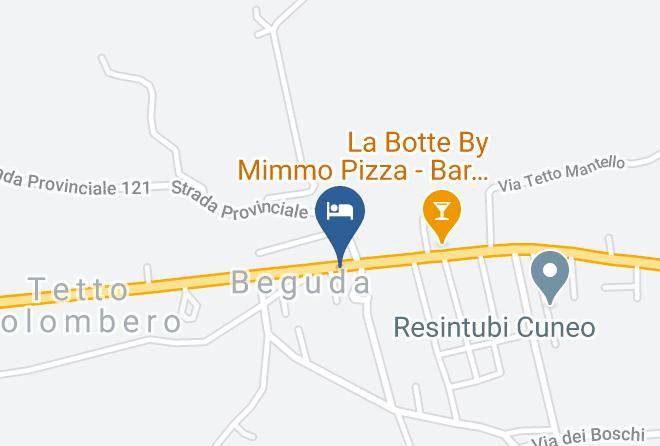 Cuneo - Hotel Ristorante Pizzeria Le Lanterne Maps
