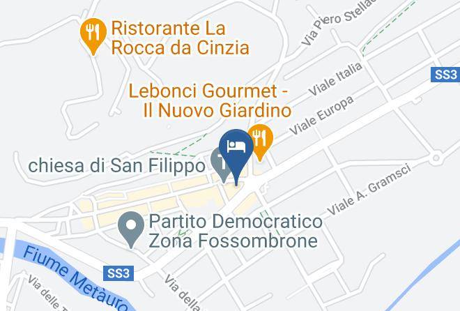 Pesaro And Urbino - Hotel Ristorante Pizzeria Mancinelli Maps