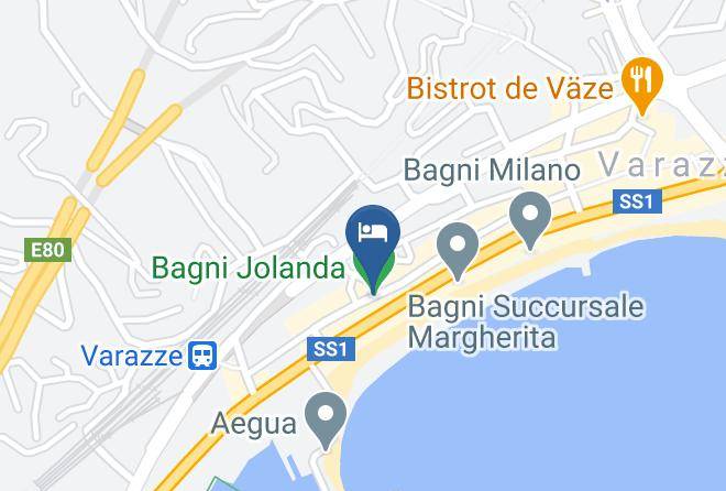 Savona - Hotel Ristorante Pizzeria Milton Maps