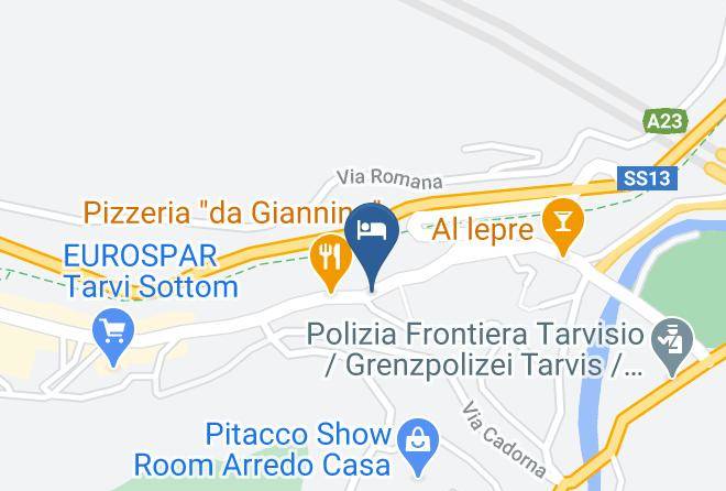 Udine - Hotel Ristorante Pizzeria Trieste Maps