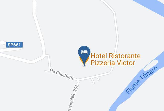 Cuneo - Hotel Ristorante Pizzeria Victor Maps