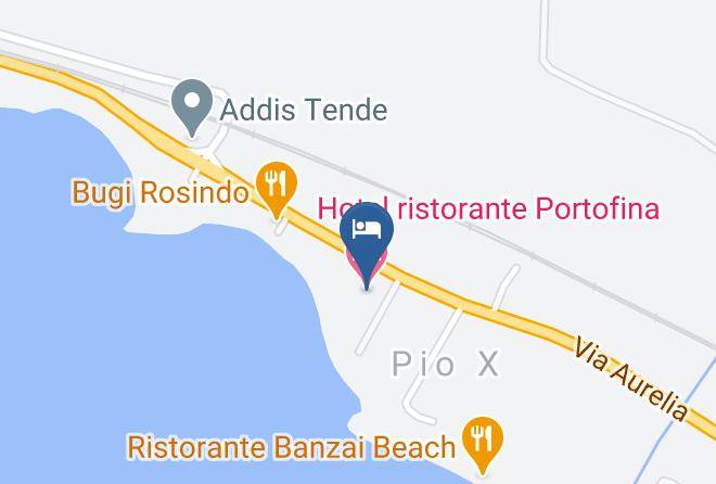 Rome - Hotel Ristorante Portofina Maps