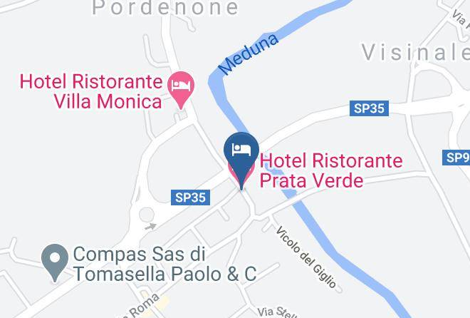 Hotel Ristorante Prata Verde Map