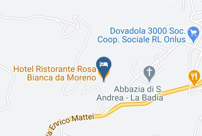 Forli - Hotel Ristorante Rosa Bianca Da Moreno Maps