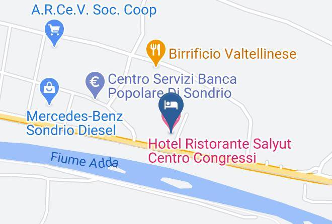 Sondrio - Hotel Ristorante Salyut Centro Congressi Maps