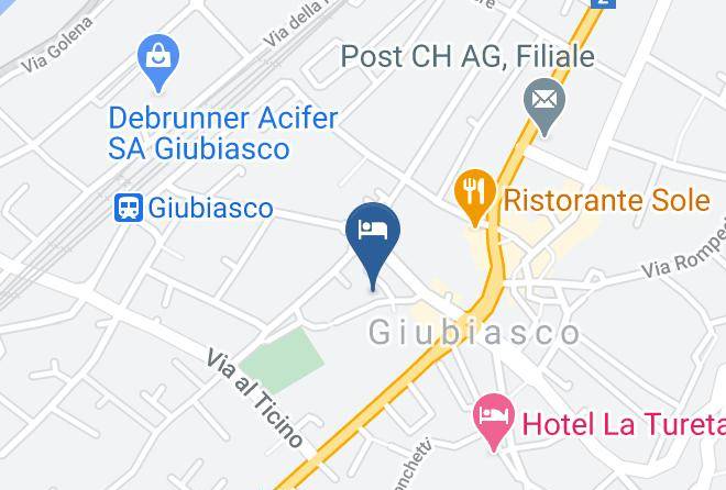 Bellinzona - Hotel Ristorante San Giobbe Maps