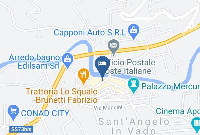 Pesaro And Urbino - Hotel Ristorante Santa Chiara Da Franco Maps