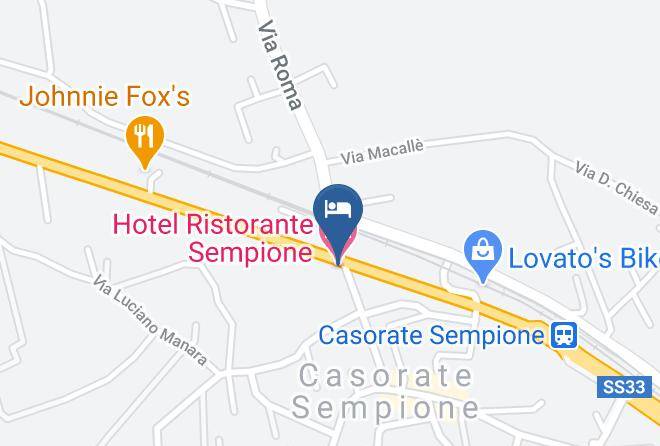 Varese - Hotel Ristorante Sempione Maps