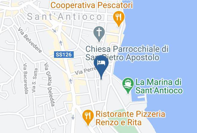 Province Of South Sardinia - Hotel Ristorante Solki Maps