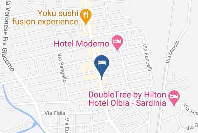 Sassari - Hotel Ristorante Stella 2000 Maps